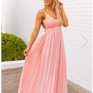 Pink Lily “Once In A Lifetime” Maxi Dress